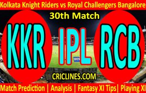 Today Match Prediction-Kolkata Knight Riders vs Royal Challengers Bangalore-IPL T20 2021-30th Match-Who Will Win