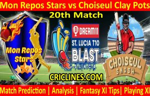Today Match Prediction-Mon Repos Stars vs Choiseul Clay Pots-St