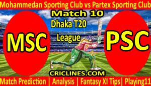 Today Match Prediction-Mohammedan Sporting Club vs Partex Sporting Club-Dhaka T20 2021-12th Match-Who Will Win