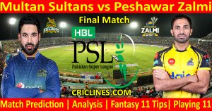 Today Match Prediction-Multan Sultans vs Peshawar Zalmi-PSL T20 2021-Final-Who Will Win