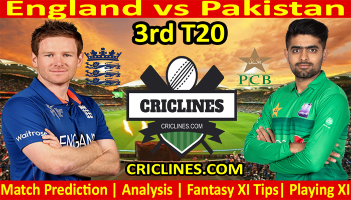 Today Match Prediction-England vs Pakistan-3rd T20-2021-Who Will Win