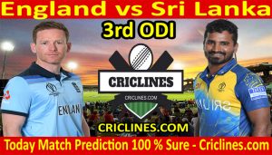 Today Match Prediction-England vs Sri Lanka-3rd ODI-2021-Who Will Win