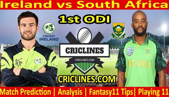 Today Match Prediction-Ireland vs South Africa-1st ODI-2021-Who Will Win
