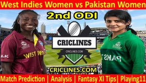 Today Match Prediction-West Indies Women vs Pakistan Women-2nd ODI-2021-Who Will Win