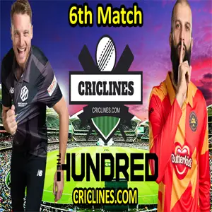 Today match prediciton-the hundred league-2021-6th match-who will win