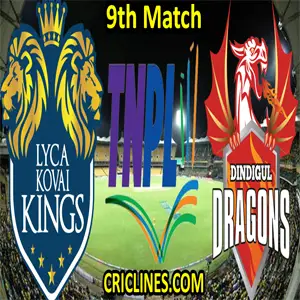 today prediction of the 9th match of TNPL T20