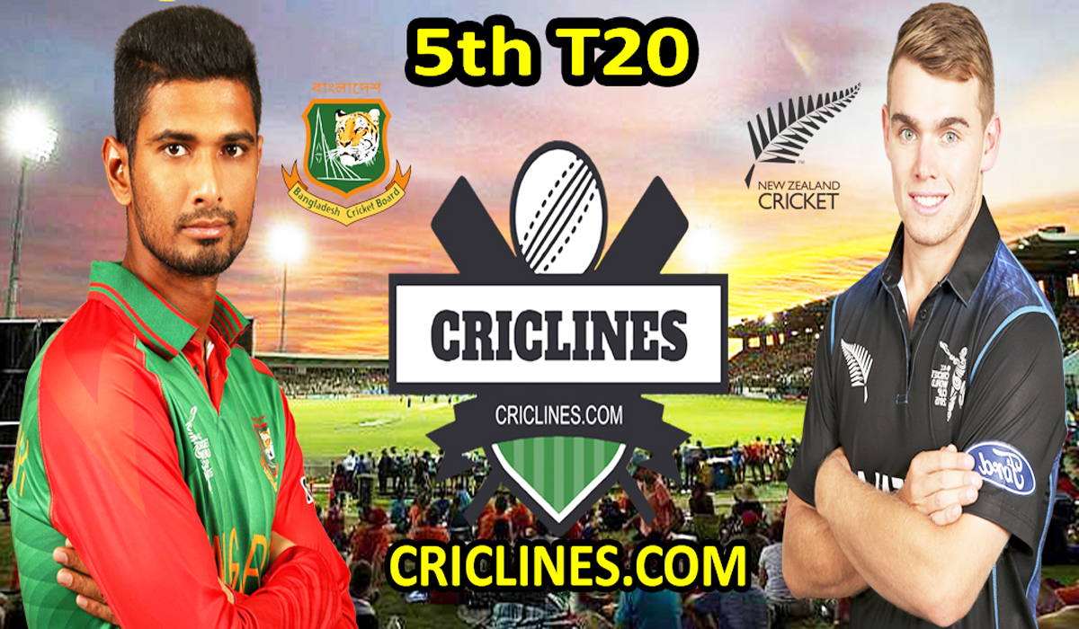 Today Match Prediction-BAN vs NZ-5th T20 2021-Who Will Win