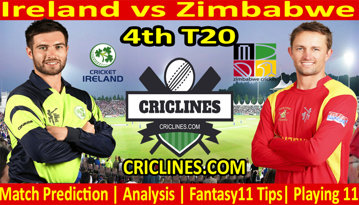 Today Match Prediction-Ireland vs Zimbabwe-4th T20-2021-Who Will Win