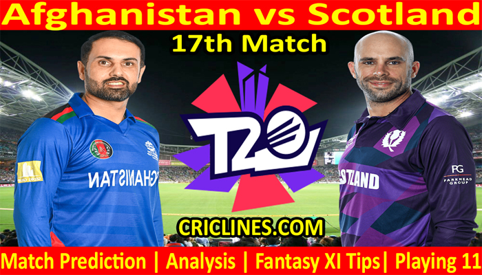 Today Match Prediction-Afghanistan vs Scotland-WTC 21-17th Match-Who Will Win