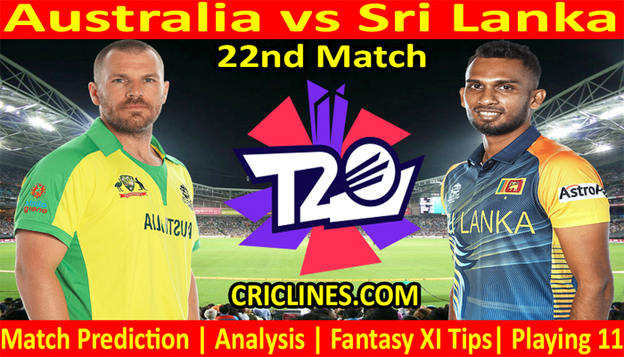Today Match Prediction-Australia vs Sri Lanka-WTC 21-22nd Match-Who Will Win