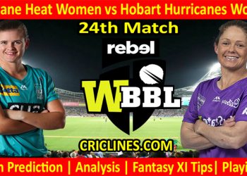 Today Match Prediction-BHW vs HHW-WBBL T20 2021-24th Match-Who Will Win