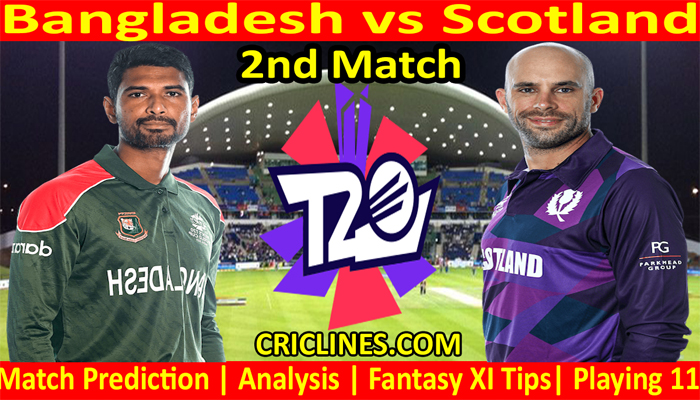 Today Match Prediction-Bangladesh vs Scotland-WTC 21-2nd Match-Who Will Win