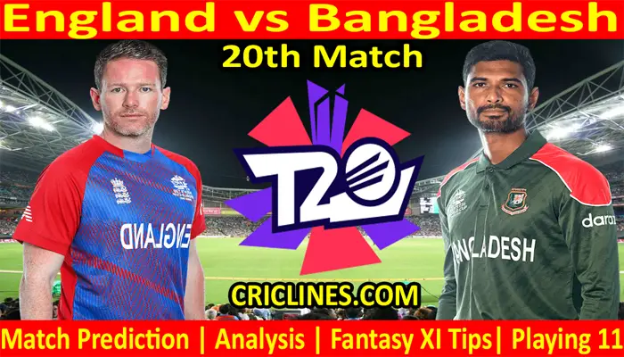 Today Match Prediction-England vs Bangladesh-WTC 21-20th Match-Who Will Win
