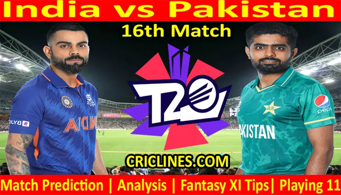Today Match Prediction-India vs Pakistan-WTC 21-16th Match-Who Will Win