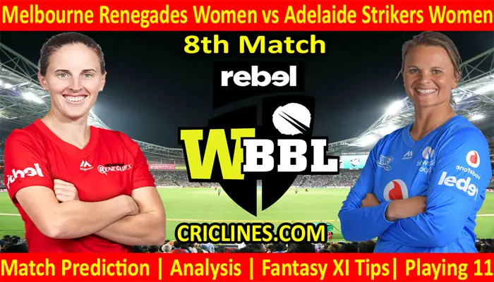 Today Match Prediction-MRW vs ADW-WBBL T20 2021-8th Match-Who Will Win