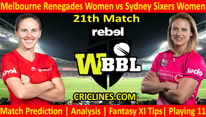 Today Match Prediction-MRW vs SSW-WBBL T20 2021-21st Match-Who Will Win
