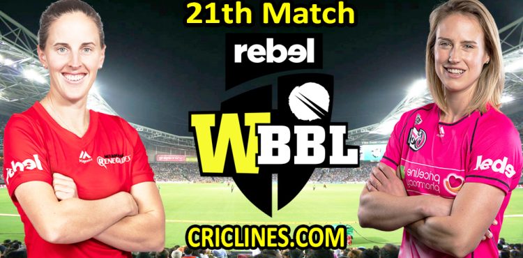 Today Match Prediction-Melbourne Renegades Women vs Sydney Sixers Women-WBBL T20 2021-21st Match-Who Will Win