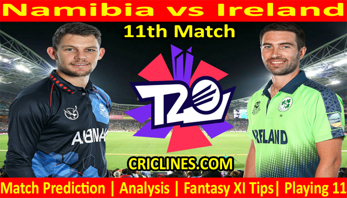 Today Match Prediction-Namibia vs Ireland-WTC 21-11th Match-Who Will Win