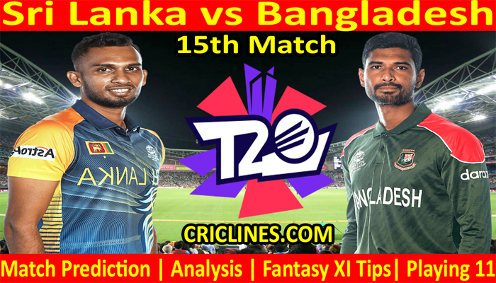 Today Match Prediction-Sri Lanka vs Bangladesh-WTC 21-15th Match-Who Will Win