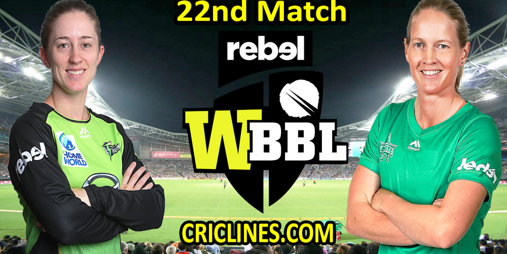 Today Match Prediction-Sydney Thunder Women vs Melbourne Stars Women-WBBL T20 2021-22nd Match-Who Will Win