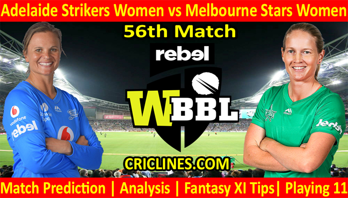 Today Match Prediction-ADW vs MSW-WBBL T20 2021-56th Match-Who Will Win