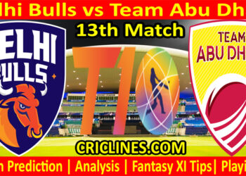 Today Match Prediction-DB vs TAB-Abu Dhabi T10 League-13th match-Who Will Win