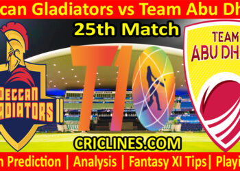 Today Match Prediction-DG vs TAD-Abu Dhabi T10 League-25th match-Who Will Win