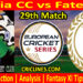 Today Match Prediction-GCC vs FCC-ECS T10 Barcelona-29th Match-Who Will Win