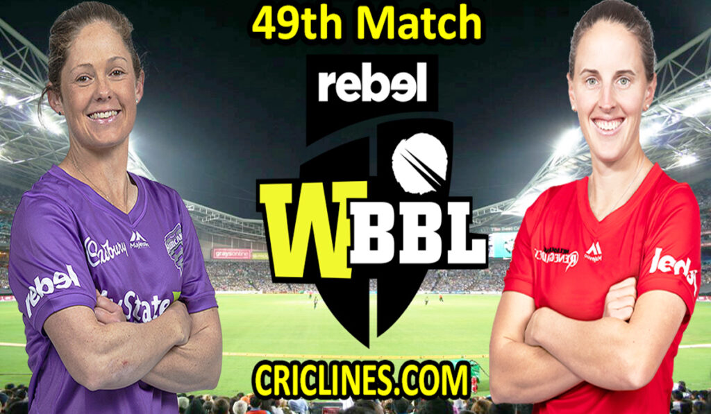 Today Match Prediction-Hobart Hurricanes Women vs Melbourne Renegades Women-WBBL T20 2021-49th Match-Who Will Win
