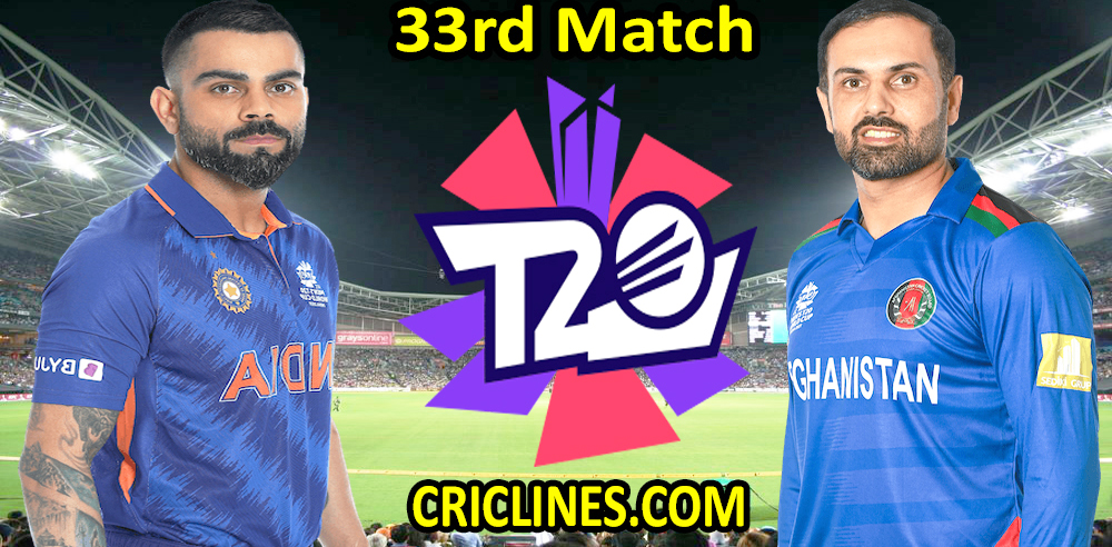 Today Match Prediction-India vs Afghanistan-WTC 21-33rd Match-Who Will Win