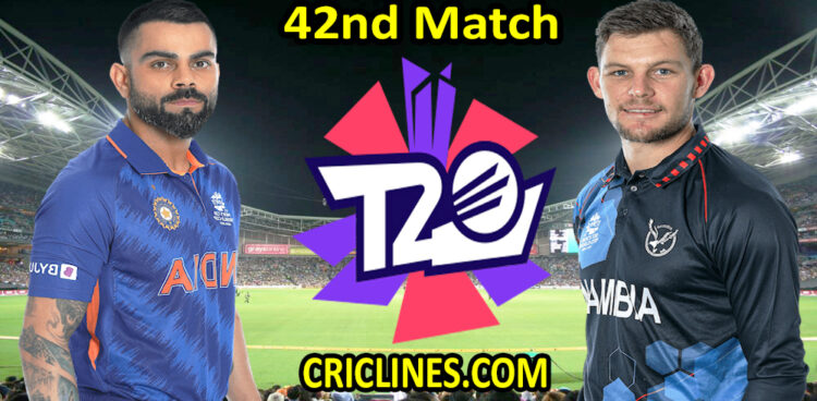 Today Match Prediction-India vs Namibia-WTC 21-42nd Match-Who Will Win
