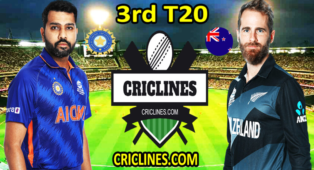 Today Match Prediction-India vs New Zealand-3rd T20 Match-2021-Who Will Win