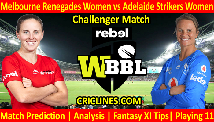 Today Match Prediction-MRW vs ADW-WBBL T20 2021-Challenger Match-Who Will Win