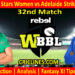 Today Match Prediction-MSW vs ADW-WBBL T20 2021-32nd Match-Who Will Win