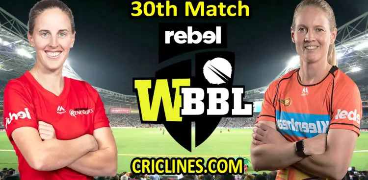 Today Match Prediction-Melbourne Renegades Women vs Perth Scorchers Women-WBBL T20 2021-30th Match-Who Will Win