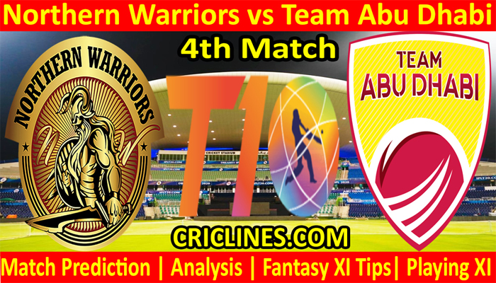 Today Match Prediction-NW vs TAB-Abu Dhabi T10 League-4th match-Who Will Win