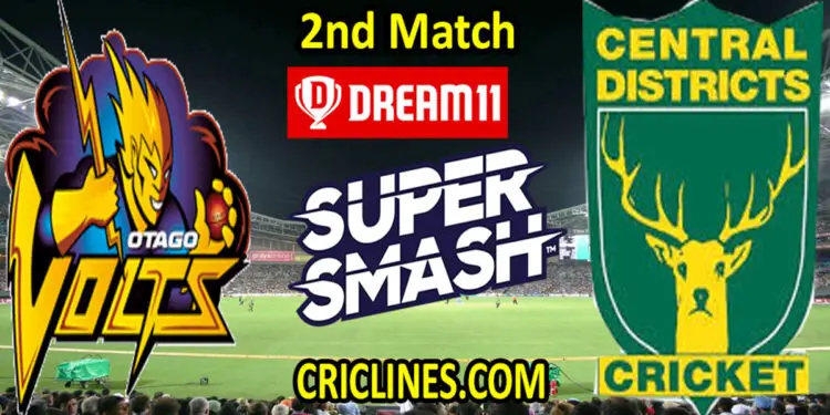 Today Match Prediction-Otago Volts vs Central Districts-Super Smash T20 2021-22-2nd Match-Who Will Win