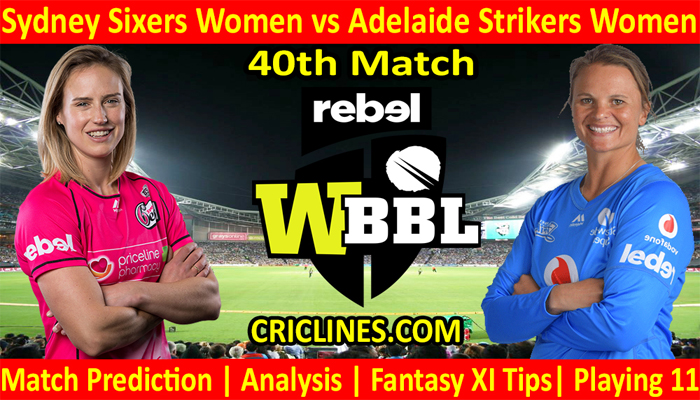 Today Match Prediction-SSW vs ADW-WBBL T20 2021-40th Match-Who Will Win