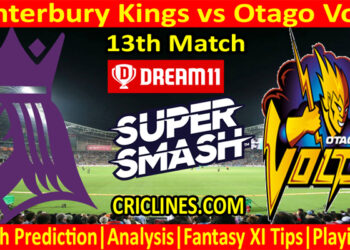 CKS vs OTV-Today Match Prediction-Super Smash T20 2021-22-13th Match-Who Will Win