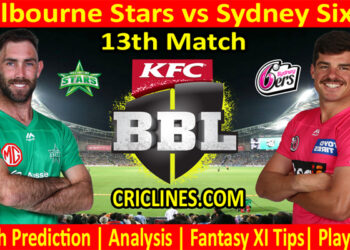 MLS vs SYS-Today Match Prediction-BBL T20 2021-22-13th Match-Who Will Win