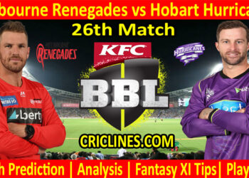 MRS vs HHS-Today Match Prediction-BBL T20 2021-22-26th Match-Who Will Win