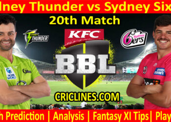 SYT vs SYS-Today Match Prediction-BBL T20 2021-22-20th Match-Who Will Win