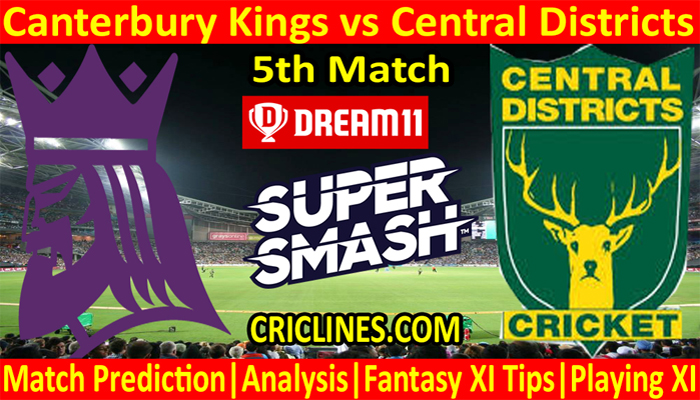 Today Match Prediction-CKS vs CDS-Super Smash T20 2021-22-5th Match-Who Will Win