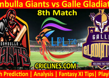 Today Match Prediction-DGS vs GGS-LPL T20 2021-8th Match-Who Will Win