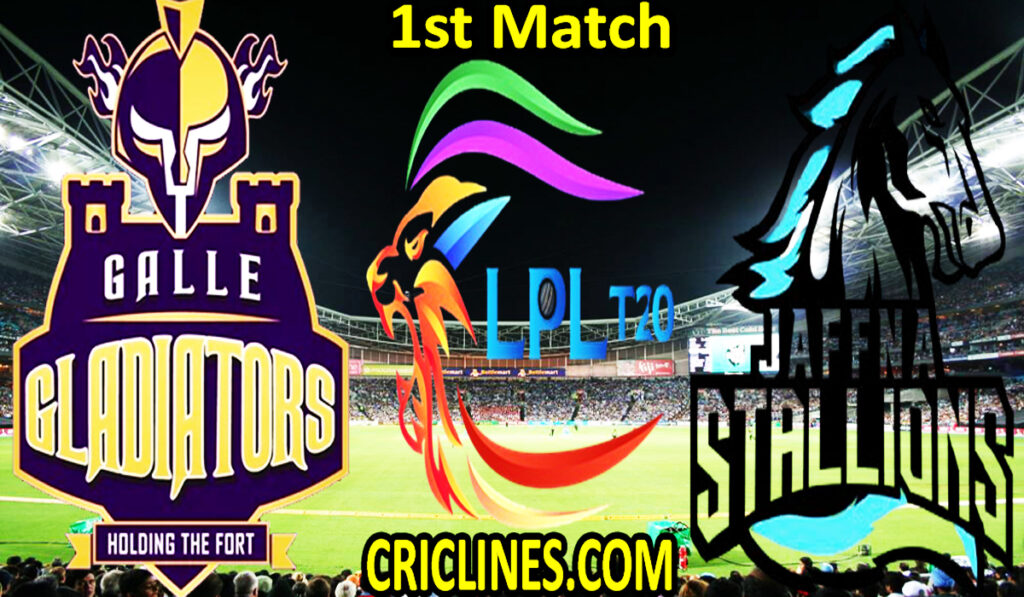 Today Match Prediction-Galle Gladiators vs Jaffna Kings-LPL T20 2021-1st Match-Who Will Win