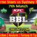 Today Match Prediction-MLS vs SYT-BBL T20 2021-22-7th Match-Who Will Win