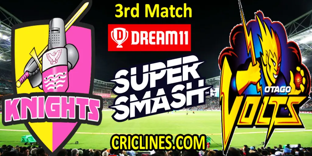 Today Match Prediction-Northern Knights vs Otago Volts-Super Smash T20 2021-22-3rd Match-Who Will Win