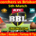 Today Match Prediction-PRS vs BBH-BBL T20 2021-22-5th Match-Who Will Win