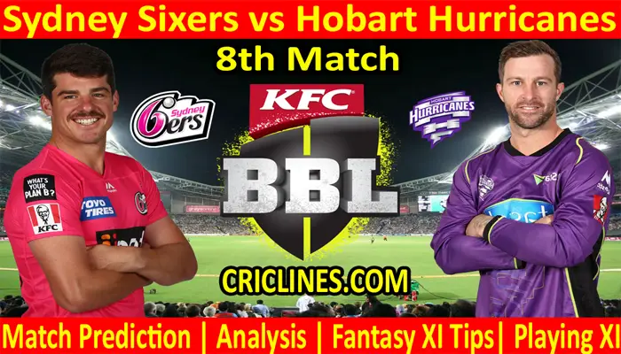 Today Match Prediction-SYS vs HHS-BBL T20 2021-22-9th Match-Who Will Win