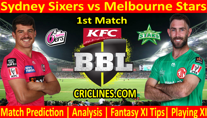Today Match Prediction-SYS vs MLS-BBL T20 2021-22-1st Match ...